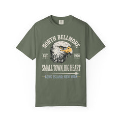 Your Home Town Personalized Eagle T‑Shirt — "Small Town, Big Heart"