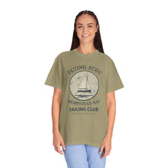 Hempstead Bay Sailing Club T‑Shirt — Flying Scot Hempstead Bay Vintage Sailboat Tee