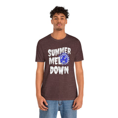 Summer Meltdown Graphic Tee — "Summer Melt Down" Sun Design