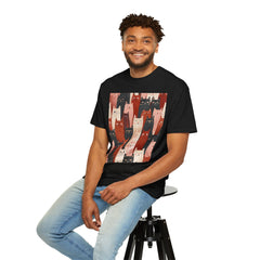 Cute Cat Print Unisex Garment-Dyed T-Shirt - Comfort Colors Soft Perfect for Animal Lovers and Casual Days