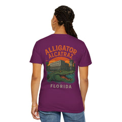 Alligator Alcatraz T-Shirt, Vintage Style Tee, Florida Souvenir Shirt, Unisex Graphic Top, Comfortable Casual Wear