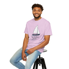Hempstead Bay Sailing Club Graphic T-Shirt — "Real Sailors Fly Scots" Nautical Tee