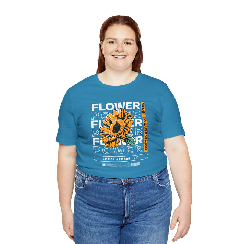 Flower Power Tee - Unisex Jersey Short Sleeve Tee