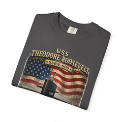 USS Theodore Roosevelt SSBN-600 T-Shirt – "Speak Softly and Carry a Big Stick" Patriotic Submarine Tee