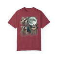 Three Raccoons and the Moon Vintage Style Graphic Tee