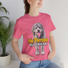 My Therapist Has A Wet Nose Personalized with your dog(s) image T-Shirt