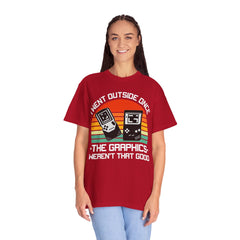 Retro Gamer Unisex T-Shirt - "I Went Outside Once"