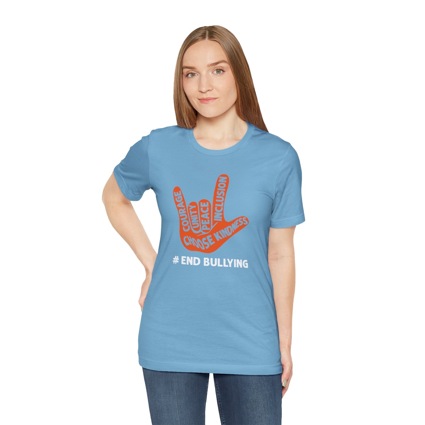 Anti Bullying, Choose Kindness  - Graphic Unisex Jersey Short Sleeve Tee