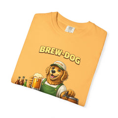 Golden Retriever Brewer Beer T-Shirt — Cute Brew-Dog Graphic Tee