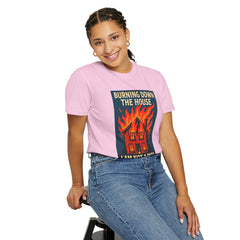 Funny I'm Not A Pyro I'm Just A Talking Head Music-Inspired Unisex T-Shirt - Burning Down the House Design