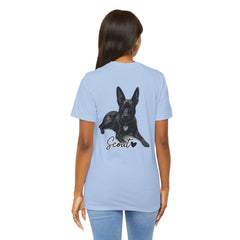 Dog Mom T-Shirt — Personalized Your Dog Image  Tee (Custom Name)