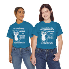 Clumsy Funny Penguin Graphic Tee | Unisex Heavy Cotton Tee | Great Gift for Animal Lovers, Birthdays, Casual Wear, Humorous Gifts, Everyday Style