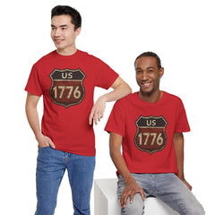 Vintage USA Pride Tee - 1776 Unisex Heavy Cotton Tee