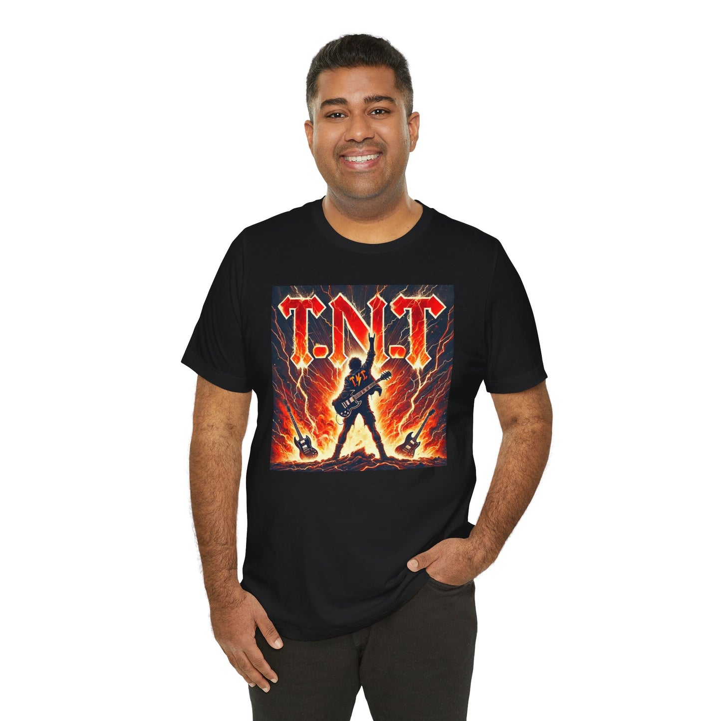 Inspired By AC DCs TNT - Graphic Unisex Jersey Short Sleeve Tee