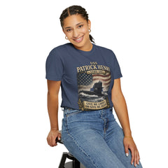 USS Patrick Henry SSBN 599 Submarine T-Shirt with a quote from its namesake
