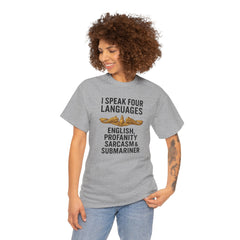 Funny United States Submarine Officer Multilingual T-Shirt