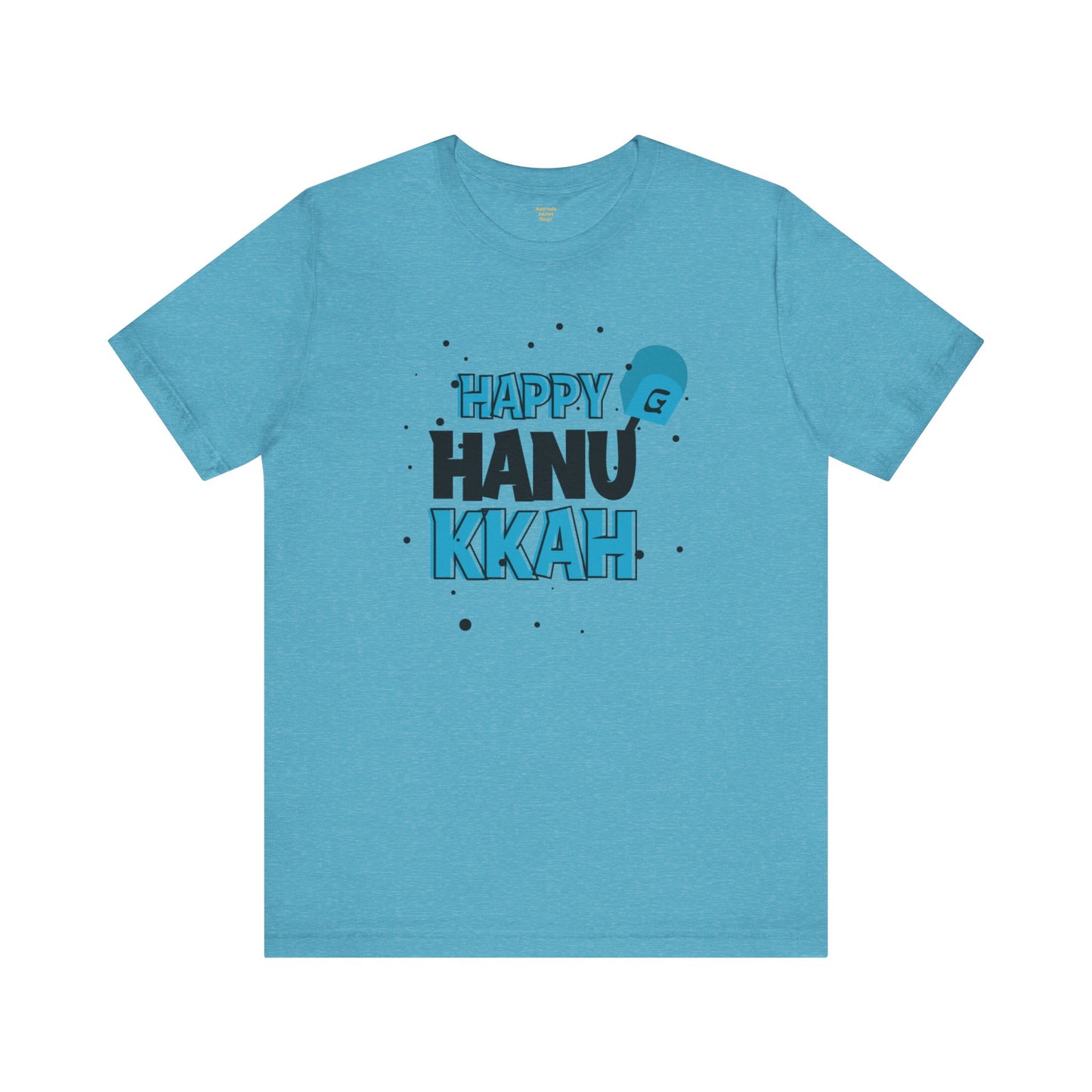 Happy Hanukkah Dreidel- Unisex Jersey Short Sleeve Tee