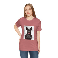 K9 Mugshot Personalized with your Dog T-Shirt