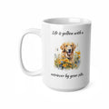 Golden Retriever Quote, White Ceramic Mug