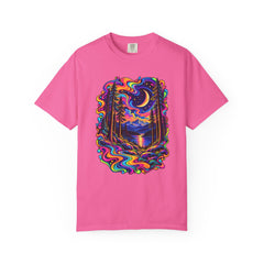 Mystical Psychedelic Moonlit Forest T-Shirt
