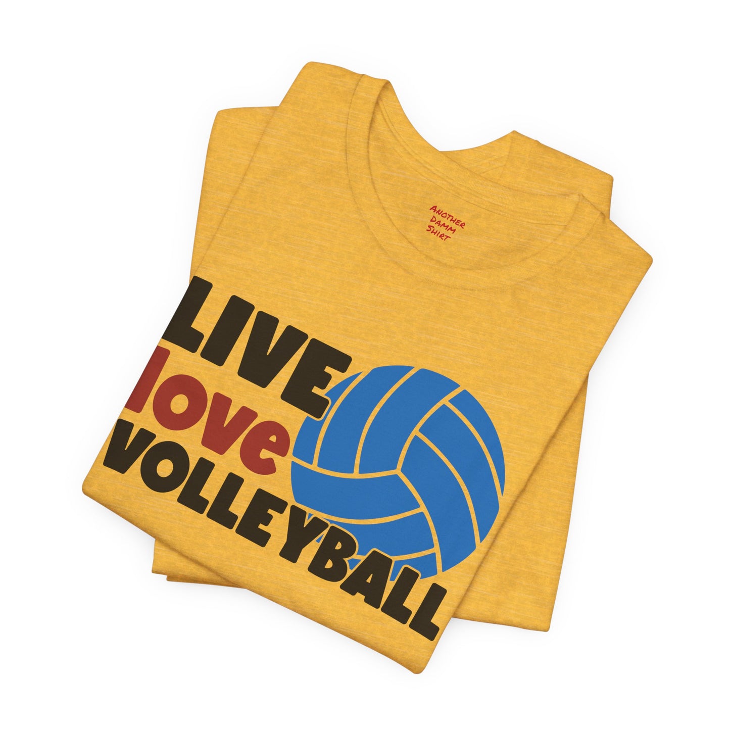 Live Love Volleyball T Shirt,gift for her,gift for him,volleyball gift,sports tee,team shirt,player gift,coach gift,Love Volleyball,Spike it