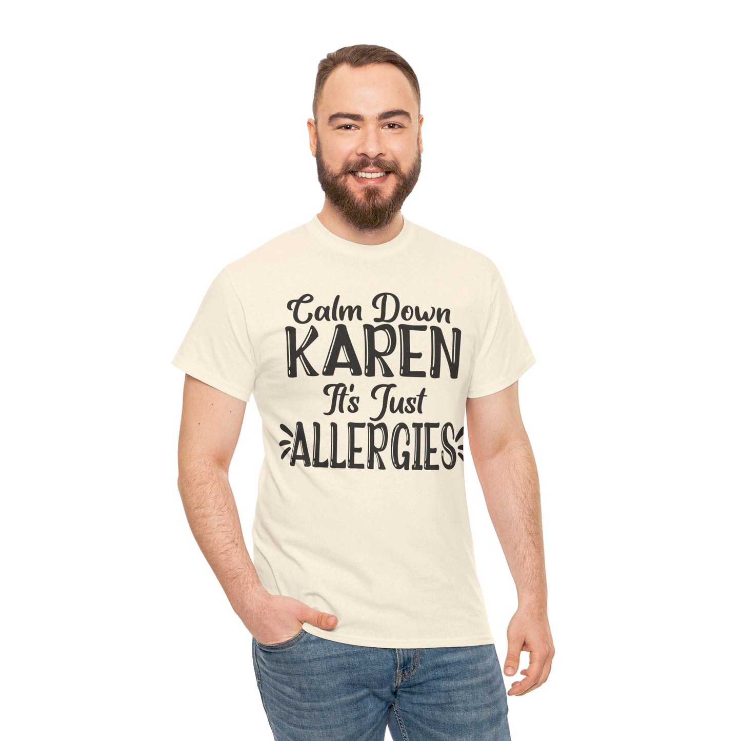 Calm Down Karen Unisex Heavy Cotton Tee