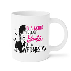 Wednesday Addams - Ceramic Mugs (11oz\15oz\20oz) | Pop Culture | Addams Family | Barbie | Gift For Her | Gothic Style Mug | Creepy Comedy