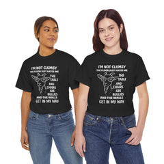 Clumsy Funny Goat Graphic Tee | Unisex Heavy Cotton Tee | Great Gift for Animal Lovers, Birthdays, Casual Wear, Humorous Gifts, Everyday Style