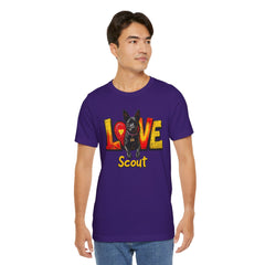 Personalized Love Your Dog T-Shirt — Designed with your dogs name and picture Graphic Tee