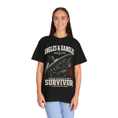 Submarine Angles and Dangles Survivor Unisex Garment-Dyed T-shirt