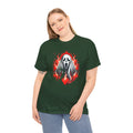 Fiery Fire Ghost - Graphic Unisex Heavy Cotton Tee