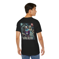 Halloween Scare Actor - Front and Back Graphic Unisex Jersey Short Sleeve Tee