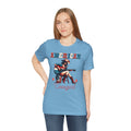 American Cowgirl, Playing Guitar Graphic, Unisex Jersey Short Sleeve Tee