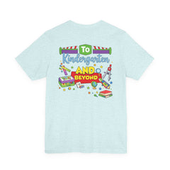 Personalized Name Kindergarten Teacher T-Shirt —  Kindergarten and Beyond Graphic Tee