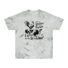 Life Is Better On The Farm Graphic Unisex Color Blast T-Shirt