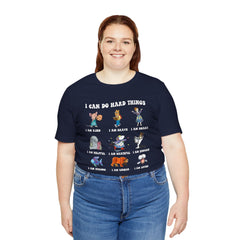 Motivational Kids Tee - I Can Do Hard Things - Unisex Jersey Shirt, Uplifting Gift for Children, Inspirational Apparel, Back to [...]