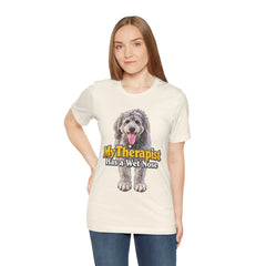My Therapist Has A Wet Nose Personalized with your dog(s) image T-Shirt
