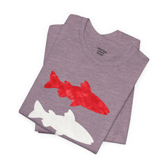 Patriotic Trout T-Shirt — Red White & Blue Fish Tee