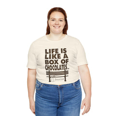 Inspirational Quote T-Shirt - Life is Like a Box of Chocolates
