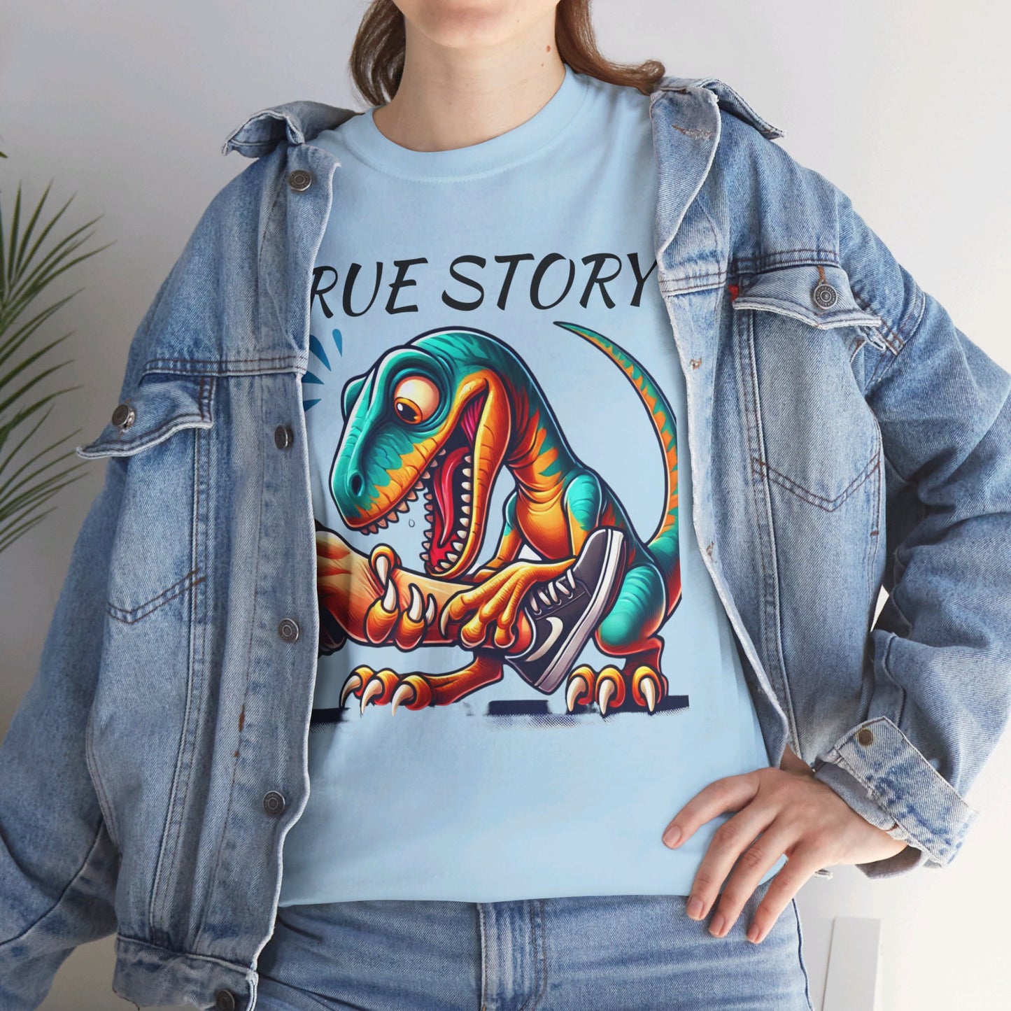 True Story Amputee Dinosaur Humor - Unisex Garment-Dyed T-shirt