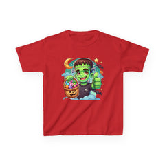 Kids Halloween Frankenstein Monster Tee