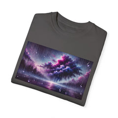 Prince Inspired Purple Rain Mural Graphic - Unisex Comfort Colors Shirt