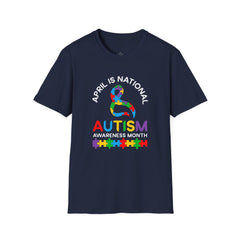 Autism awareness tee, softstyle, unisex autism shirt, short sleeve autism tee, shirt for autism, support autism shirt, gift for autistic kid