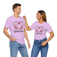 Phlebotomist Heart Butterflies Tee
