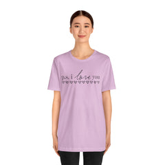 PS I LOVE YOU - Unisex Jersey Short Sleeve Tee