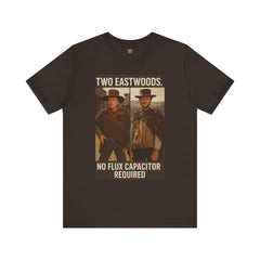 Vintage Western T-Shirt - Two Eastwoods - No Flux Capacitor Required