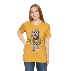 My Therapist Has A Wet Nose Personalized with your dog(s) image T-Shirt