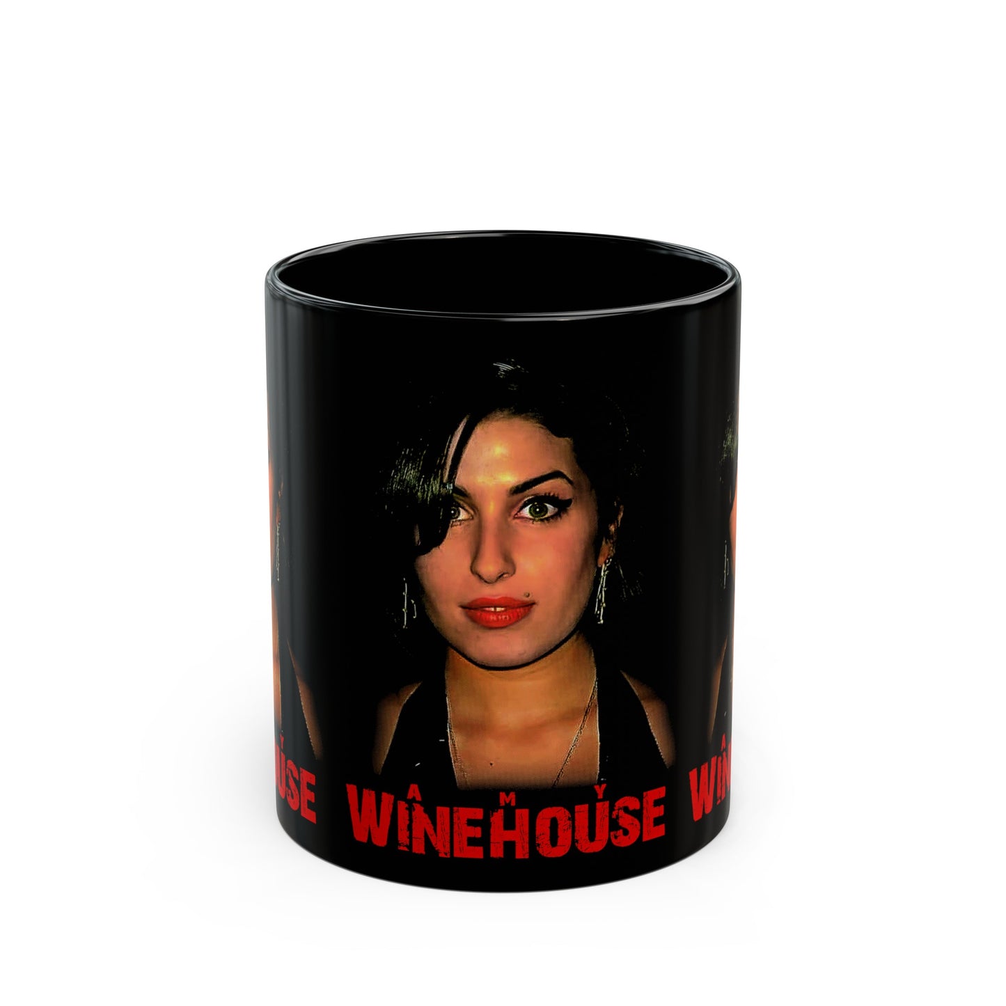 Gone Too Soon, Amy Winehouse, 3 Graphics Black Mug (11oz, 15oz)