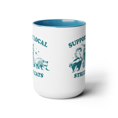 Funny Critters Quote, Two-Tone Coffee Mugs, 15oz, Animal Lovers Gift, gift for her, gift for him, office mug gift, Birthday Gift,