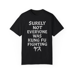 Funny Unisex T-Shirt - "Surely Not Everyone Was Kung Fu Fighting"